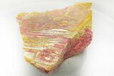 Vibrant Orpiment and Realgar Association on Acrylic Base - Russia #220311-1